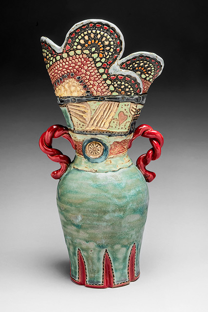 Ceramic vase. 