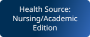 White text on navy background. Text reads: Health Source: Nursing/Academic Edition.