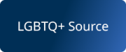 White text on navy background. Text reads: LGBTQ+ Source.