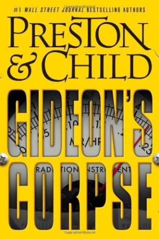 Yellow book cover Preston & Child Gideon's Corpse