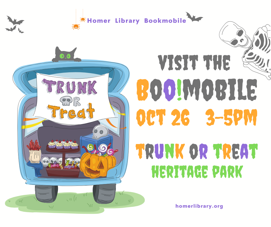 Trunk or Treat on Bookmobile